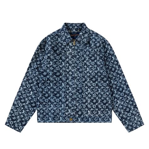 louis vuitton monogram workwear denim jacket